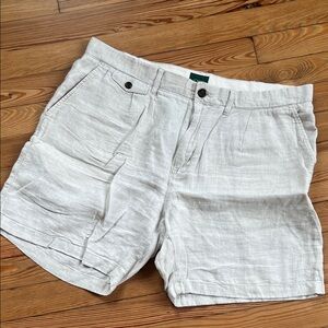 J. Crew Light Beige Linen-Blend Shorts
